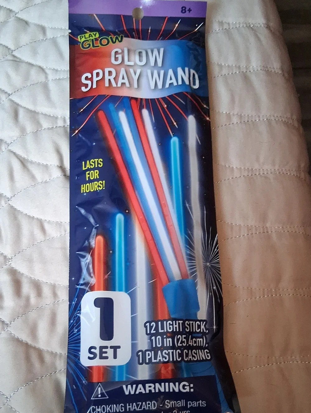 Glow Spray Wand — Red, Blue, White Light Sticks